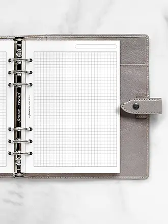 FILOFAX | Notizpapier weiß kariert - A5 | 